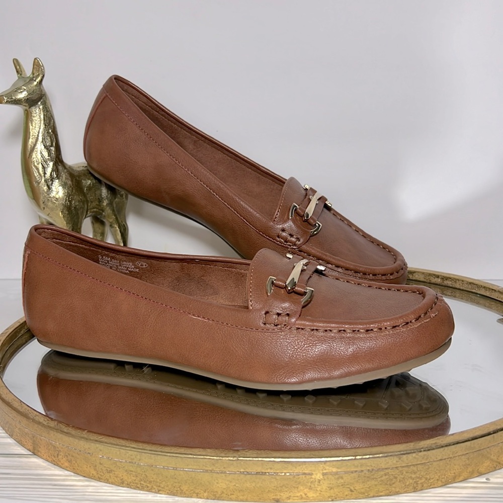 Aerosoles Womens Day Drive Loafers Slip on Size 9.5 Brown